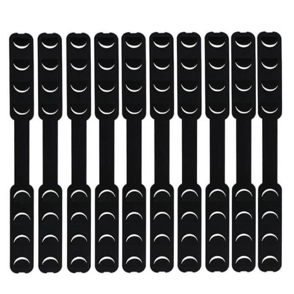 B613789-30PCS Fyrväxlad justerbar mask öronförlängningskrok CJJ200518892BKmoll