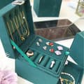 Miniatyrbillede 2 af 2: INF High-End Velvet smykkeskrin med gennemsigtigt display