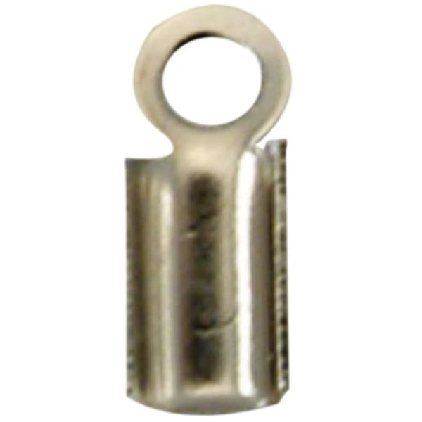 Kordändare 5 mm Silver (pack av 10)
