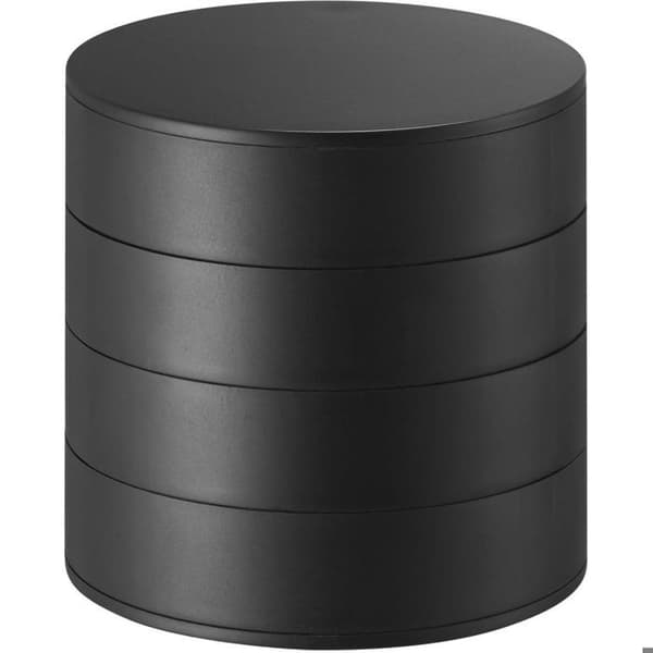 Smyckeslåda - YAMAZAKI - Tower - 4 lådor - ABS-harts - Svart