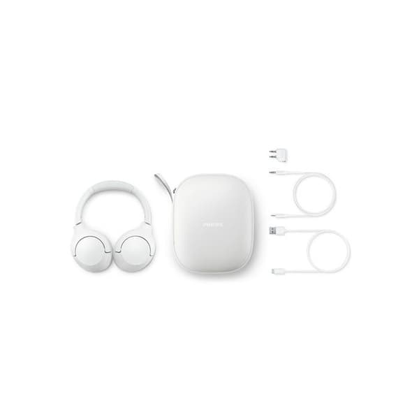 Trådlösa hörlurar - Philips - TAH8506WT - Bluetooth - Brusreducering - Vit