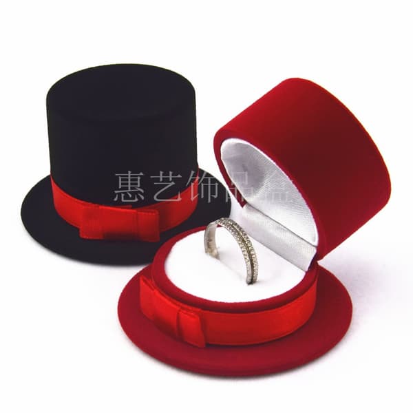 INF Gentleman Hat Ring Øredobber Smykkeskrin