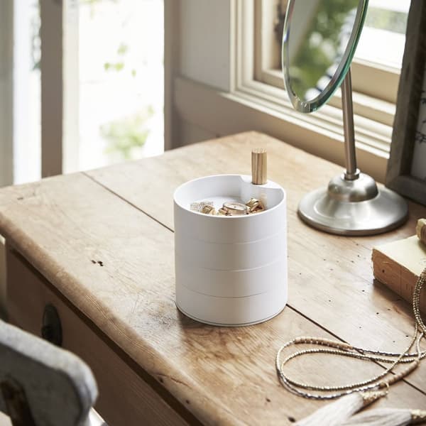 Smyckeskrin med 4 roterande nivåer - L10 cm