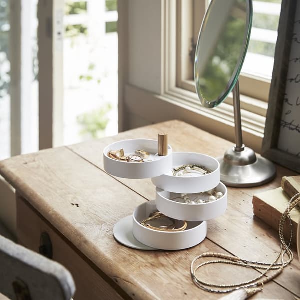 Smyckeskrin med 4 roterande nivåer - L10 cm