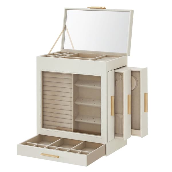 Boîte à bijoux blanc - H32 cm