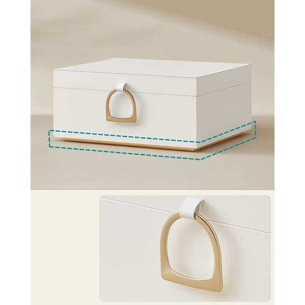 Vit smyckeskrin - H15,5 cm
