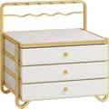 Miniatyrbild 8 av 8: Smyckeslåda - smyckesbox - 3 lager med lådor - svart guld