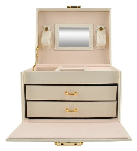 Elegant smykkeskrin Beige