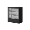 Miniatyrbillede 1 af 5: Rootz Watch Box - Ur Organizer - Ur Display Case - Massiv træfiner - 15 cm x 29,5 cm x 32,5 cm