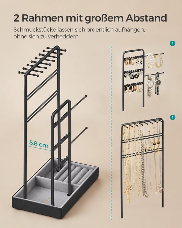 Smycken standardmetall ram-gift idé-svart