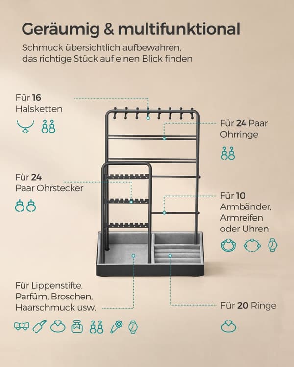 Smycken standardmetall ram-gift idé-svart