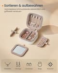 Miniatyrbillede 3 af 6: Songmics Home Anah Collection - Smykkekasser Wolk White