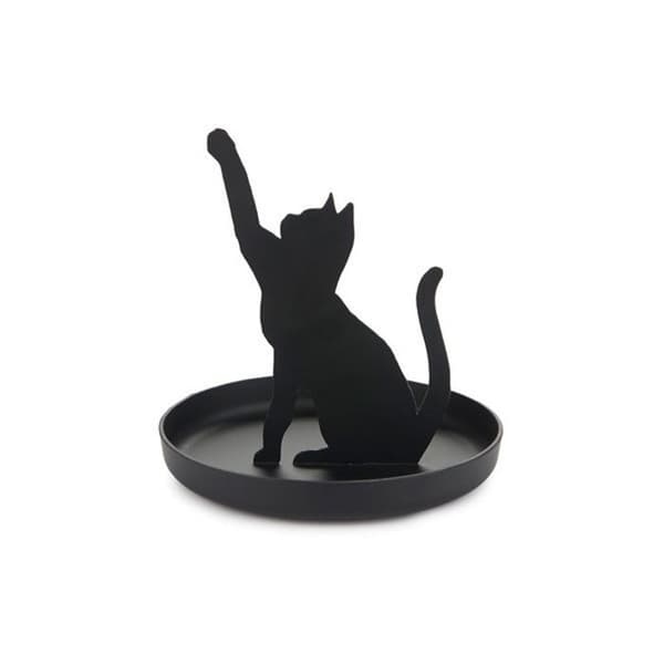 Ringhållare - Balvi - Feline - Metall - Svart - 10,5x10x10 cm