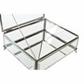 Miniatyrbild 2 av 4: Smyckeskrin - Ej specificerad - 25 x 21 x 10 cm - Glas - Metall - Elegant