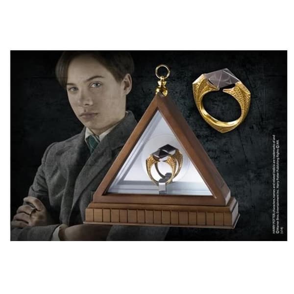 Harry Potter Replica - Mager Ring med display - NO NAME - Barn - Unisex - Replika - Metall