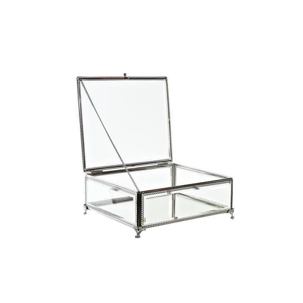 Smyckeskrin - Ej specificerad - 25 x 21 x 10 cm - Glas - Metall - Elegant