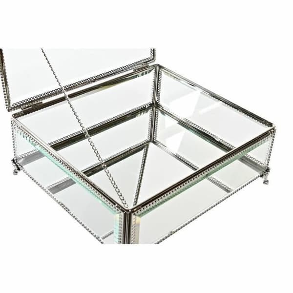 Smyckeskrin - Ej specificerad - 25 x 21 x 10 cm - Glas - Metall - Elegant