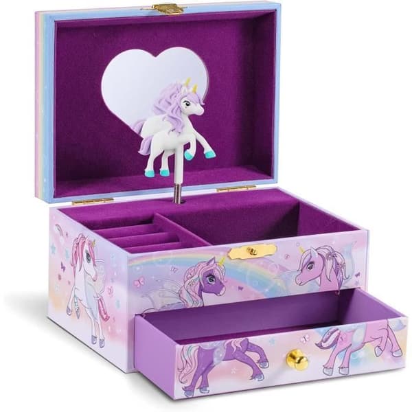 Musikalisk Smyckesbox - CRAZE UNICORN - Unicornfigur - Flerfärgad - För Flicka - Med Spegel