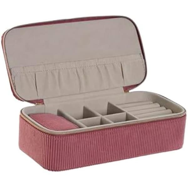 Smyckeskrin - HOME ESPRIT - Cream Magenta - 20,5 x 10 x 6 cm - Flerfärgad - 2 st.