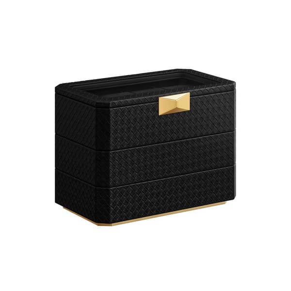 Uraskrin, SONGMICS HOME RONNE, 16,3x27,3x20,5 cm, Bläcksvart.