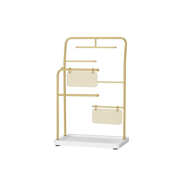 Smyckesställ, SONGMICS, 13x21.5 cm, Guld