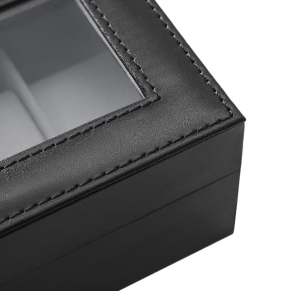 Klockbox, SONGMICS, 30x11.2x8 cm, Svart