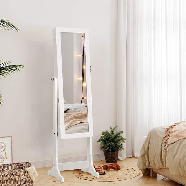 Skab, SONGMICS JBC94W, 41x151 cm, Hvid