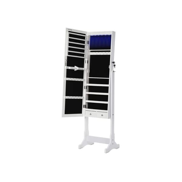 Skab, SONGMICS JBC94W, 41x151 cm, Hvid