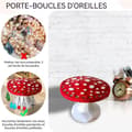 Miniatyrbild 3 av 4: INN Mini Mushroom Örhänge Display Stand Resin Örhänge Display Stand Heminredning Örhängehållare