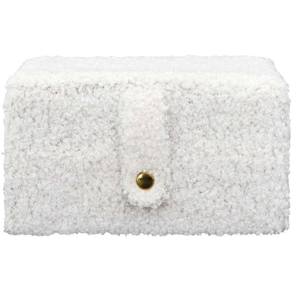 Smyckeslåda - Okänt märke - Frotteekvalitet - Beige - Kartong - 11x15x8cm