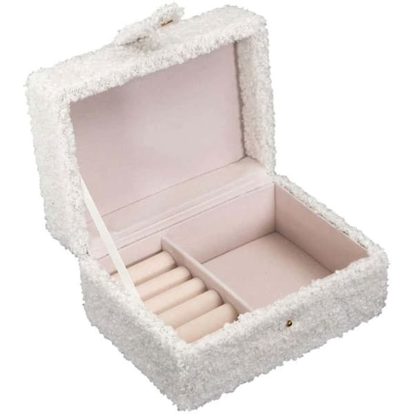 Smyckeslåda - Okänt märke - Frotteekvalitet - Beige - Kartong - 11x15x8cm