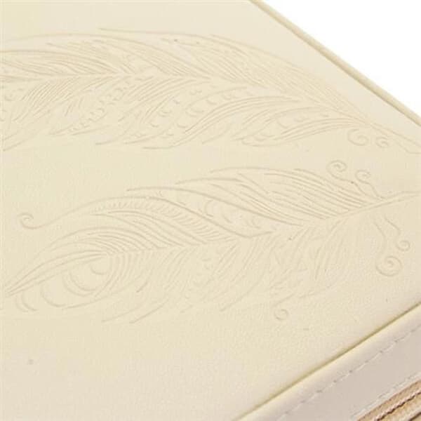 Beige Boho resväska för smycken 20134-1