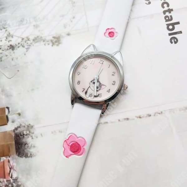 TD® Organgonfand Gift Set Watch Girl Barn Tonåring - Söt tecknad film - Armband + Quartz Watch