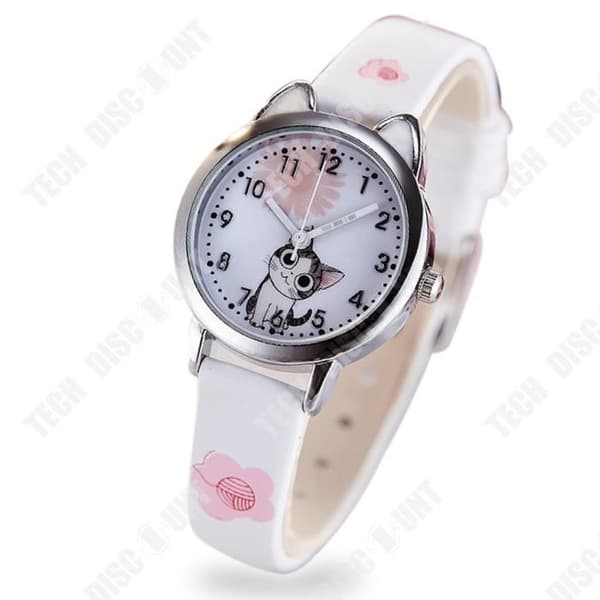 TD® Organgonfand Gift Set Watch Girl Barn Tonåring - Söt tecknad film - Armband + Quartz Watch