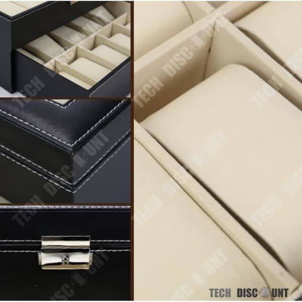 TD® Personal Collection Watch Storage Box - Lyxig Elegant högkvalitativt material Modern och användbar förvaring