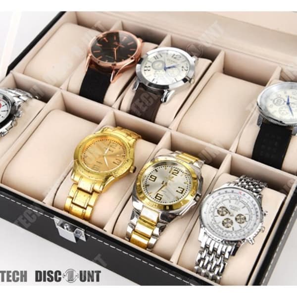 TD® Personal Collection Watch Storage Box - Lyxig Elegant högkvalitativt material Modern och användbar förvaring