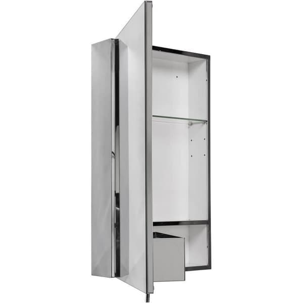 Croydex Colorado Armoire 1 dörr Inox