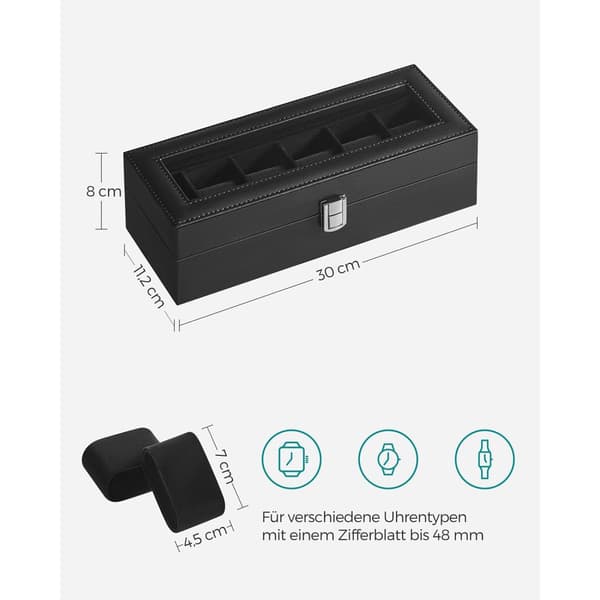 Watchbox - för 6 klockor