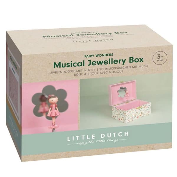 Smyckeslåda Rosa Spelande Låda från Little Dutch