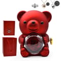 Miniatyrbild 2 av 2: Hug Bear Rose Smyckeskrin, Elegant Minnessak, Ideal Gåva för Alla Hjärtans Dag,Fluorescensgult, ingen