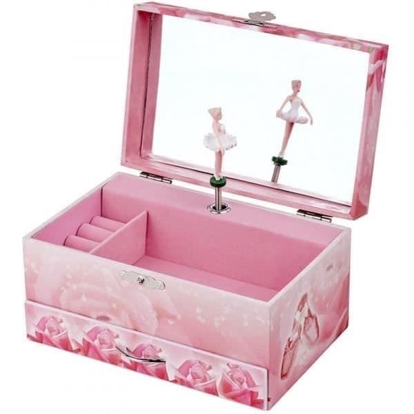 Musikalisk smyckeskrin - TROUSSELIER - Ballerina - Rosa