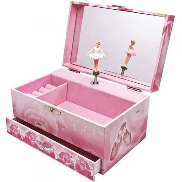 Musikalisk smyckeskrin - TROUSSELIER - Ballerina - Rosa