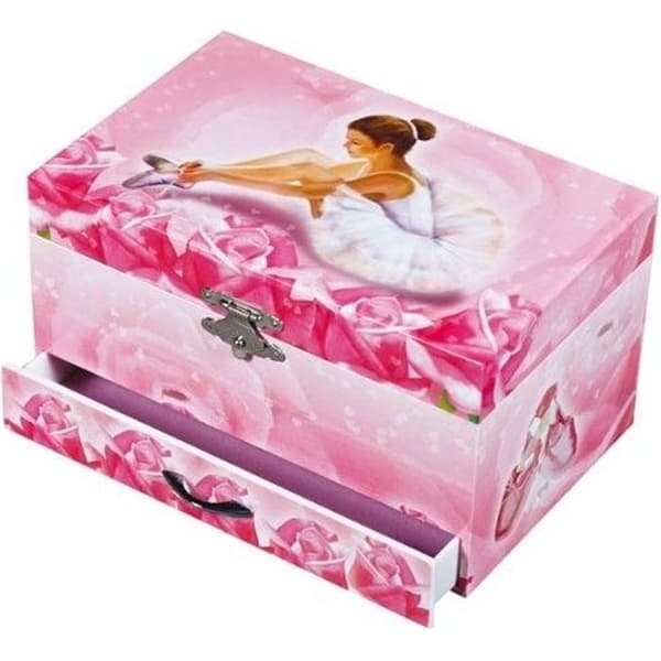 Musikalisk smyckeskrin - TROUSSELIER - Ballerina - Rosa