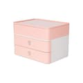 Miniatyrbild 1 av 2: HAN 1100-86 SMART-BOX PLUS ALLISON designer förvaringslåda med 2 lådor och rosa flamingo redskapslåda