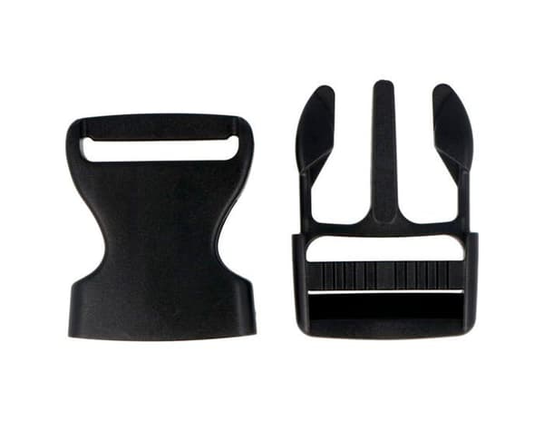 Innspiro - A35110404 - VELOX Broche dubbel plast svart 38 mm. 2 st.