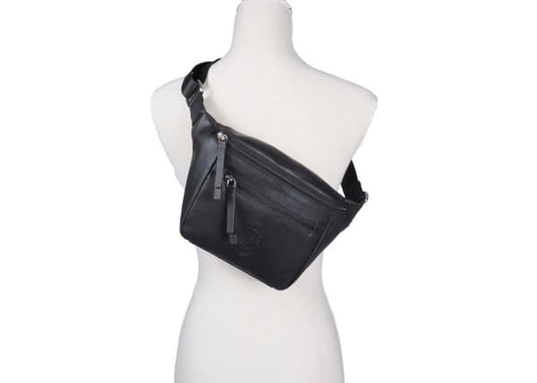 Ac milan - 143178 MILAN - 143178, Unisex Midja Bag, Svart, Axelrem, Svart, Tracolla