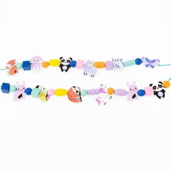 Russell Nice Group träpärlor Set med 16 träberlocker för armband och halsband - 8056779870278