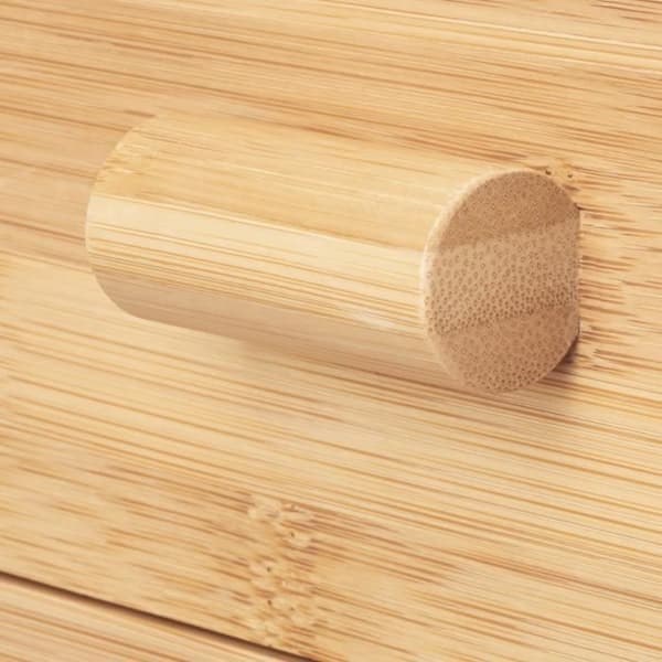 Relaxdays Bamboo Sylåda Trä Smyckeskrin Fack Lådor HxBxD: 30 x 44 x 22 cm, Natural