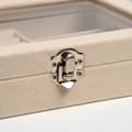 Miniatyrbillede 6 af 11: UNIQ Velvet Touch Smykkeskrin med Glaslåg - Beige