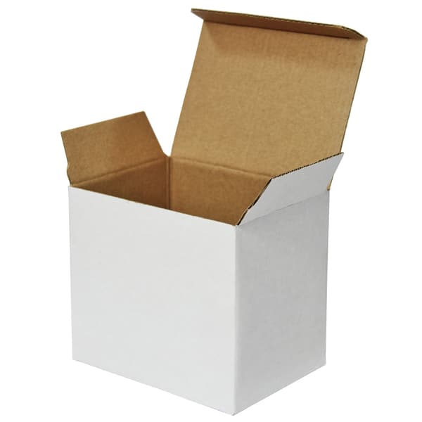 36 White Polymer Coated Mugs With Boxes | MonsterShop